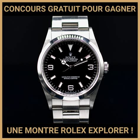 gagner une montre rolex|les rolex qui comptent.